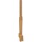 Ekena Millwork Kennewick Rough Sawn Timber Gable Bracket, Western Red Cedar, 60"W x 35"H x 2"D x 4"F, 14/12 Pitch GBW060X35X0204KEN00RWR - alternate 3